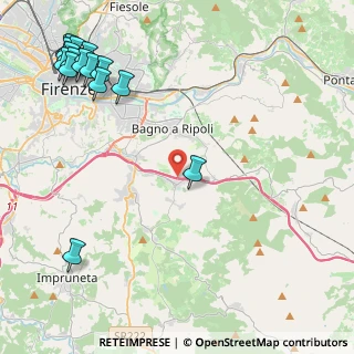 Mappa Via Romanelli, 50012 Antella FI, Italia (6.56688)