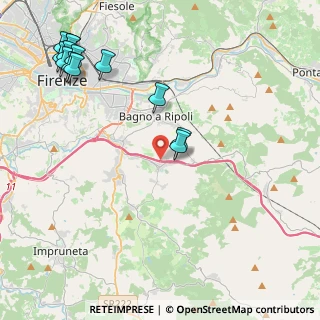 Mappa Via Romanelli, 50012 Antella FI, Italia (5.68769)
