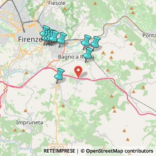 Mappa Via Romanelli, 50012 Antella FI, Italia (4.16)