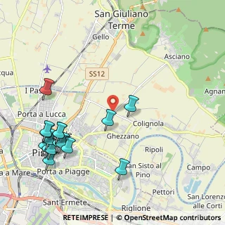 Mappa Via Giacomo Puccini, 56017 Pisa PI, Italia (2.63563)