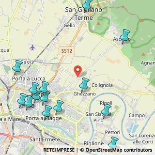 Mappa Via Giacomo Puccini, 56017 Pisa PI, Italia (3.02)
