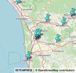 Mappa Località la Fontina Ghezzano, 56017 San Giuliano Terme PI, Italia (15.85)