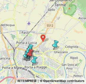 Mappa Località la Fontina Ghezzano, 56017 San Giuliano Terme PI, Italia (2.03545)