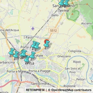 Mappa Località la Fontina Ghezzano, 56017 San Giuliano Terme PI, Italia (2.51455)