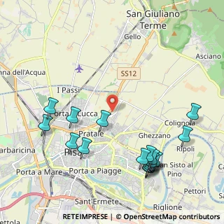 Mappa Località la Fontina Ghezzano, 56017 San Giuliano Terme PI, Italia (2.6)