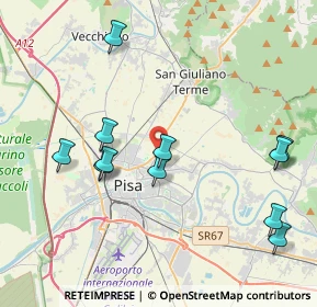 Mappa Località la Fontina Ghezzano, 56017 San Giuliano Terme PI, Italia (4.48909)