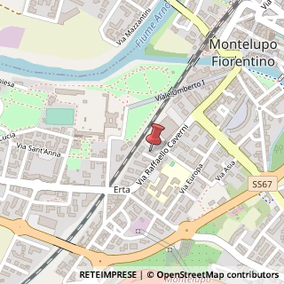 Mappa Via del Cardinale, 10, 50056 Montelupo Fiorentino, Firenze (Toscana)