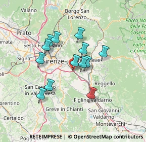 Mappa A1 - Autostrada del Sole, 50012 Bagno a Ripoli FI, Italia (11.51615)