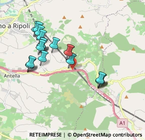 Mappa A1 - Autostrada del Sole, 50012 Bagno a Ripoli FI, Italia (1.8785)