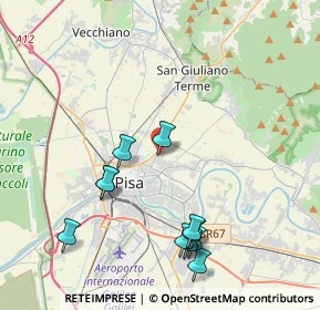 Mappa Via L. Alamanni, 56017 San Giuliano Terme PI, Italia (4.47091)