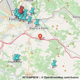 Mappa Via Gino Ferrari, 50012 Antella FI, Italia (6.45111)