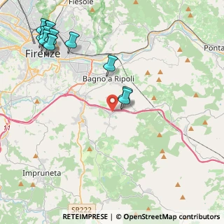 Mappa Via Gino Ferrari, 50012 Antella FI, Italia (5.85923)