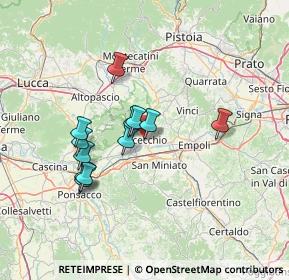 Mappa Via Giovanni Nelli, 50054 Fucecchio FI, Italia (12.12333)