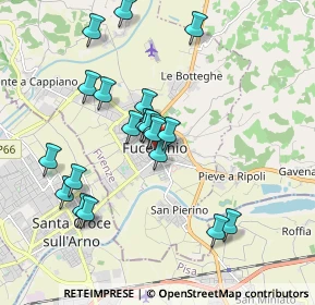 Mappa Via Giovanni Nelli, 50054 Fucecchio FI, Italia (1.823)