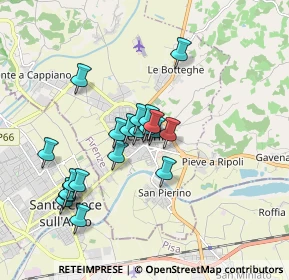 Mappa Via Giovanni Nelli, 50054 Fucecchio FI, Italia (1.5355)