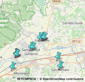 Mappa Via Giovanni Nelli, 50054 Fucecchio FI, Italia (4.02091)