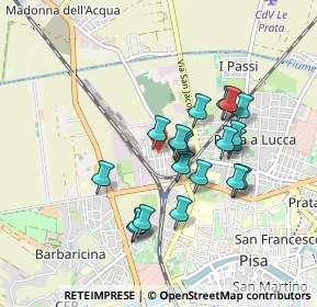 Mappa Via Tevere, 56122 Pisa PI, Italia (0.773)