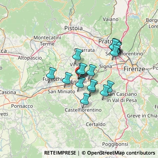 Mappa Via Giusti Giuseppe, 50059 Vinci FI, Italia (11.3225)