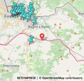 Mappa 50012 Antella FI, Italia (6.0845)