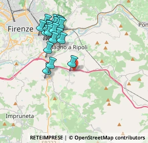 Mappa 50012 Antella FI, Italia (4.1225)