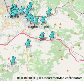 Mappa 50012 Antella FI, Italia (5.4085)