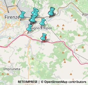 Mappa 50012 Antella FI, Italia (3.97833)