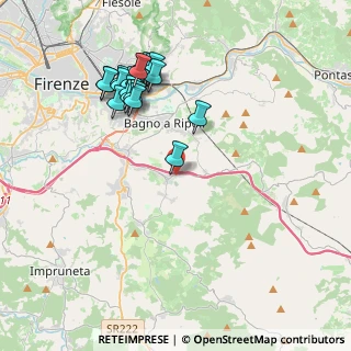 Mappa 50012 Antella FI, Italia (4.196)