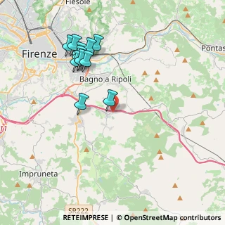 Mappa 50012 Antella FI, Italia (4.13917)