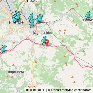Mappa 50012 Antella FI, Italia (6.3275)