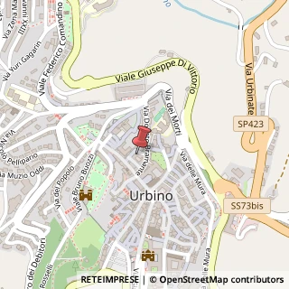 Mappa Via Timoteo Viti, 61029 Urbino PU, Italia, 61029 Urbino, Pesaro e Urbino (Marche)