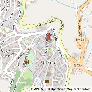 Mappa Via bramante donato 89, 61029 Urbino, Pesaro e Urbino (Marche)
