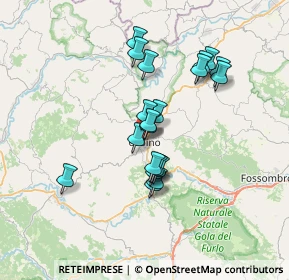 Mappa Piano Santa Lucia, 61029 Urbino PU, Italia (5.8805)