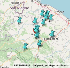 Mappa Piano Santa Lucia, 61029 Urbino PU, Italia (11.55263)