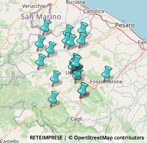 Mappa Piano Santa Lucia, 61029 Urbino PU, Italia (10.2625)