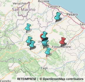 Mappa Piano Santa Lucia, 61029 Urbino PU, Italia (9.8495)