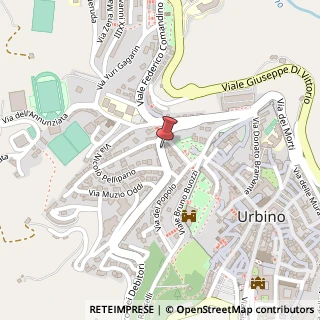 Mappa Via Giro dei Debitori, 7, 61032 Urbino, Pesaro e Urbino (Marche)