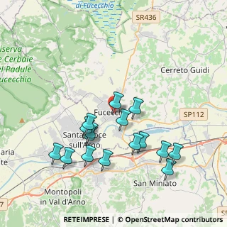 Mappa Via Giacomo Matteotti, 50054 Fucecchio FI, Italia (3.9025)