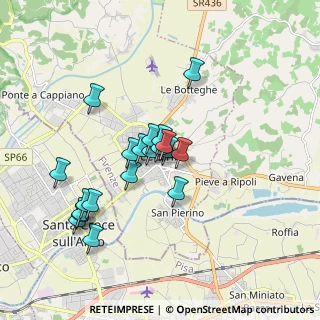 Mappa Via Giacomo Matteotti, 50054 Fucecchio FI, Italia (1.5725)