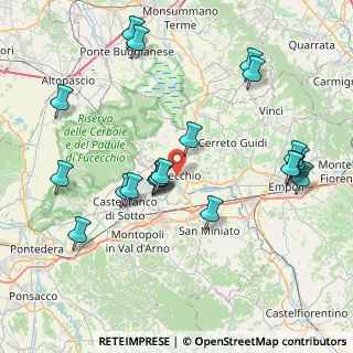 Mappa Via Giacomo Matteotti, 50054 Fucecchio FI, Italia (8.826)