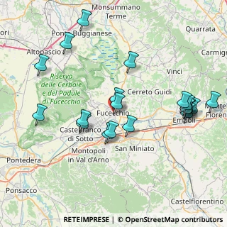 Mappa Via Giacomo Matteotti, 50054 Fucecchio FI, Italia (8.8185)