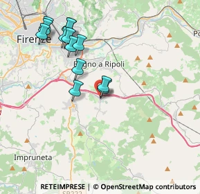 Mappa Via Ferruccio Parri, 50012 Antella FI, Italia (4.02231)