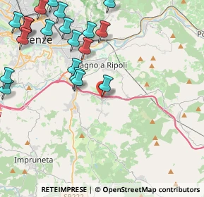 Mappa Via Ferruccio Parri, 50012 Antella FI, Italia (5.613)