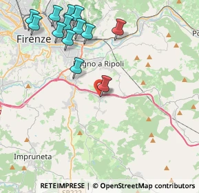 Mappa Via Ferruccio Parri, 50012 Antella FI, Italia (5.06923)
