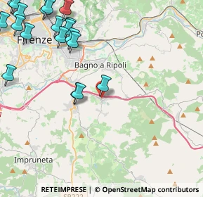 Mappa Via Ferruccio Parri, 50012 Antella FI, Italia (6.358)