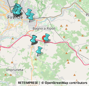 Mappa Via Ferruccio Parri, 50012 Antella FI, Italia (5.3915)