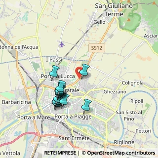 Mappa Via Statale, 56127 Pisa PI, Italia (1.73267)