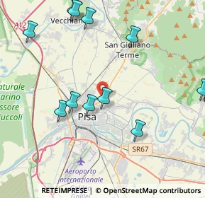 Mappa Via Statale, 56127 Pisa PI, Italia (5.19462)