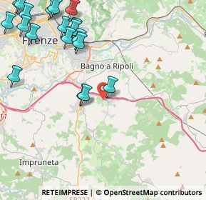 Mappa Via della Torricella, 50012 Bagno a Ripoli FI, Italia (6.106)