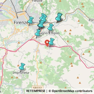 Mappa Via della Torricella, 50012 Bagno a Ripoli FI, Italia (4.02538)