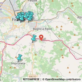 Mappa Via della Torricella, 50012 Bagno a Ripoli FI, Italia (5.65214)